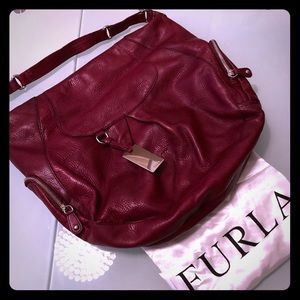 Furla Slouchy Handle Leather Bag